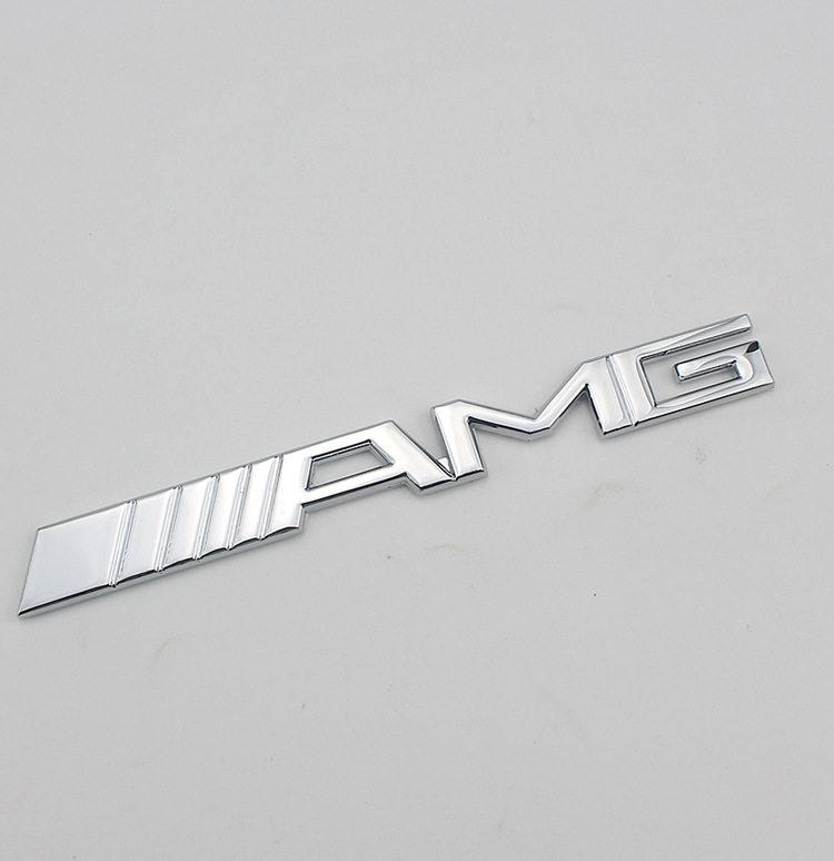 3D Металлический Логотип Эмблема Буквы AMG Значок на Багажник Автомобиля Для Mercedes Benz W204 W205 W176 W177 W212 W213 Наклейка Аксессуары AMG