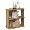 VidaXL 3-Tier Bookcase Artisan Oak 60x30x60 Cm, Shelf, Book Shelf, Storage Shelf, Cabinet 860255