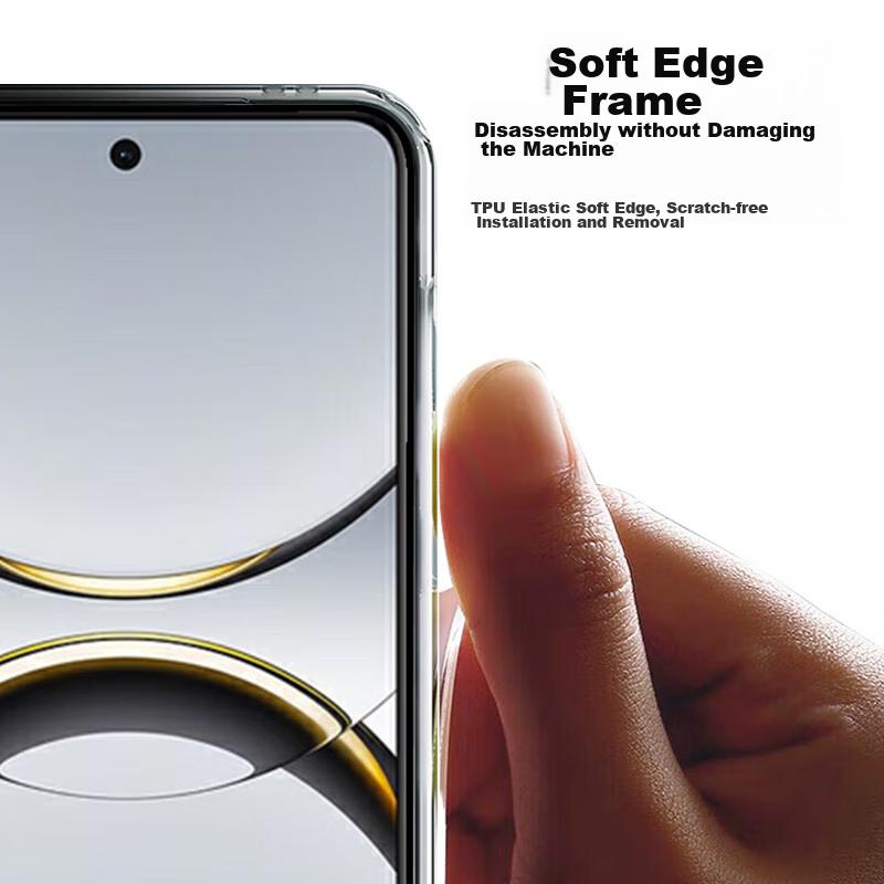 Phone Case for OPPO FindX8 Pro, Protective Cover with Full Lens Protection, Simple Skin-Friendly Transparent Soft, Fingerprint-Resistant Back Cover