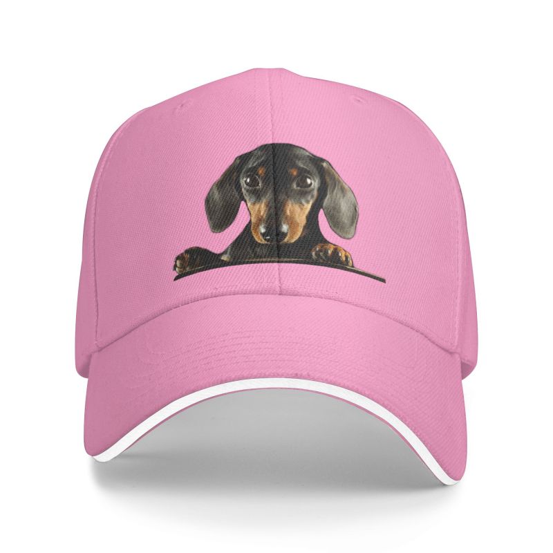 Персонализированная бейсболка для собак таксы, женская бейсболка в стиле хип-хоп, унисекс, регулируемая шляпа для папы с домашними животными, летняя шляпа