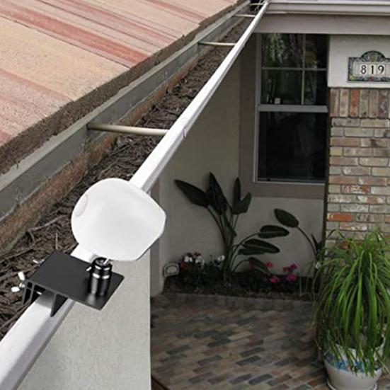 Всепогодное крепление для желоба, устойчивое к коррозии, с регулировкой угла в 360 градусов, всепогодное крепление для камеры на желоб