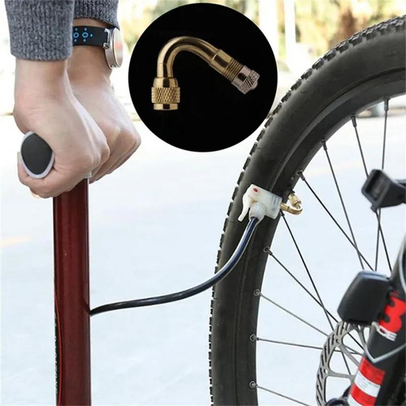 45 90 135 Degree Angle Tire Valve Extension Adapter Car Valve Stem Adapter for Car Truck Motorcycle Cycling Accessories