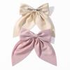 Chiffon Bow Hair Clip Women Large Bowknot Stain Hairpin Girls Solid Color Ponytail Clip Hair Accessories Headwear Gift