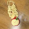 Handheld Fruit Shaped Mesh Bag Folding Coffee Cup Holder Small Item Storage Bag  Cup Accessory