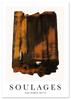 Poster Abstraction Soulages Rust