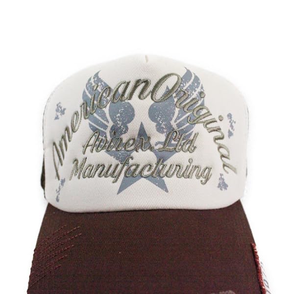 AVIREX Кепка Avirex, большой размер, сетчатая кепка, американский оригинал, популярный тренд, мужская (Браун 2)