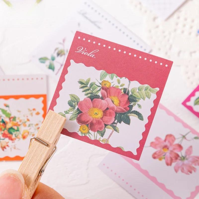 46 шт./коробка Коллекция Цветов Наклейки DIY Скрапбукинг Дневник Планировщик Декоративные Наклейки Альбом Декор Студенческие Принадлежности