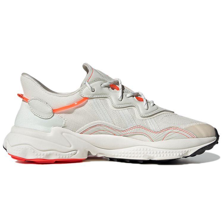 Adidas Originals Ozweego Кроссовки унисекс бежево-оранжевые GY3539 с круглым носком, на шнуровке, с защитой от скольжения, прочные, низкие, для повседневной носки