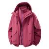 Outdoor Mountaineering Clothing Three-in-one Mountaineering Jacket Waterproof and Windproof for Men and Women