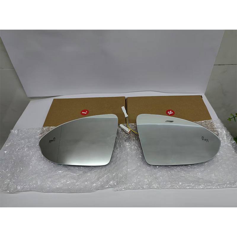 Version For VW Jetta MK7 Auto Heated Blind Spot Warning Wing Rear Mirror Glass