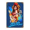 Cold Beer Rhum Vintage Metal Sign Tin Decor Plaque Decor Pub Cafe Brewery Wine Rum Wall Art Posters Metal Signs Decorative Plate
