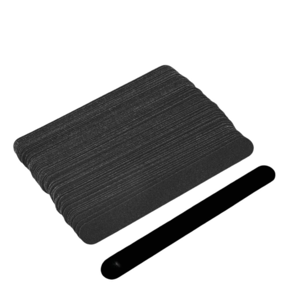 100pcs Black Sand Surface Replacement Nail File Strip Emery Board Nail Files  Pedicure