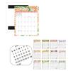Creative English Magnetic Calendar Notes 12 Month Calendar  for Refrigerator