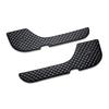 DAD GARSON Door Kick Guards for First Row Passengers and Right for Toyota Harrier (Quilted) (Left Set) ASU/AVU/ZSU60/65W (KG020-01-03)