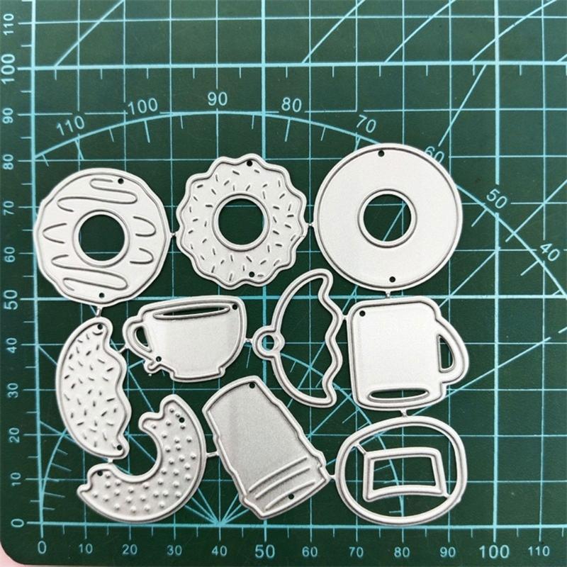 Coffee Cup Metal Cutting Dies DIY Craft Carbon Steel Embossing Template Stencil Scrapbooking for Card Die Cuts Mold