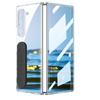 Прозрачный силиконовый чехол для Samsung Z Fold7, ударопрочный, с эластичным ремешком на запястье