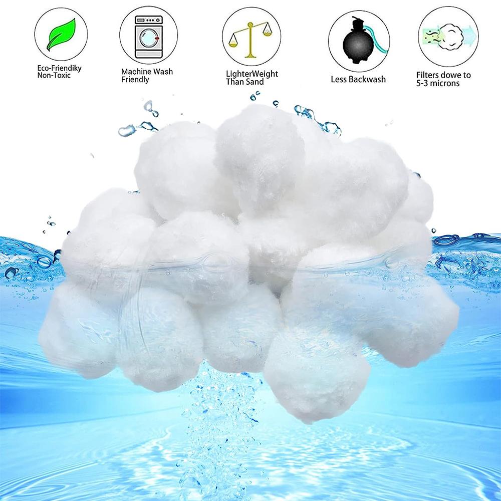 700 г / 1,5 фунта Шарики для фильтра бассейна Для плавательного бассейна и ванны Все системы песочных фильтров