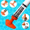 1 Set Swimming Pool Vacuum Cleaner 3 In 1 Cordless Rechargeable Powerful Motor Roller Bristle Design Handheld Pool Cleaner Spa Hot Tub Sand And