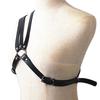 Мужское нижнее белье из искусственной кожи, регулируемый ремень для бондажа, эротические заклепки, нагрудные ремни
