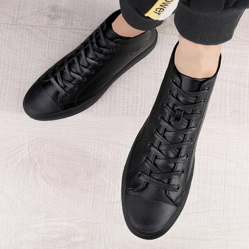 Черные теплые меховые мужские сапоги, модные мужские сапоги из искусственной кожи, зимняя теплая обувь, зимние сапоги для мужчин, лодки