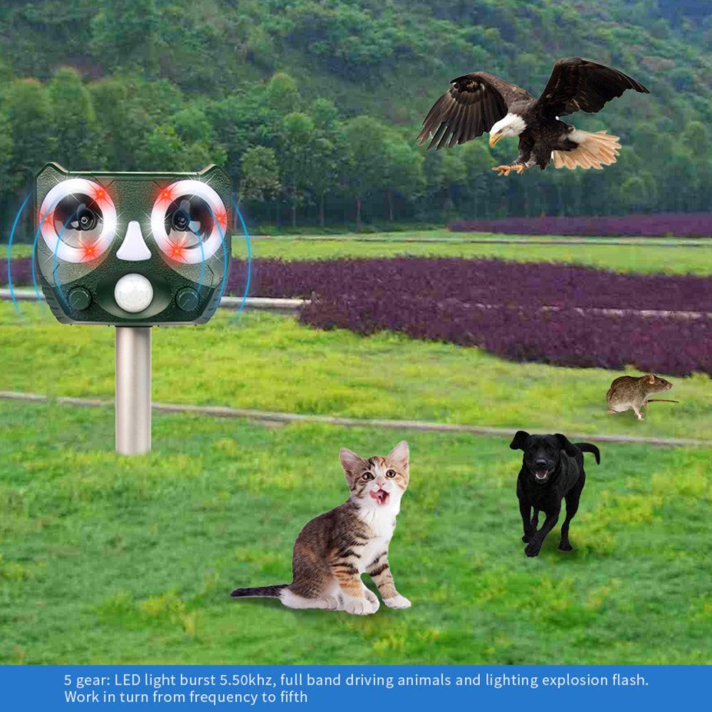 Отпугиватель животных Soar, ультразвуковое отпугивающее устройство для птиц, лисиц и кошек для сада, фермы, двора