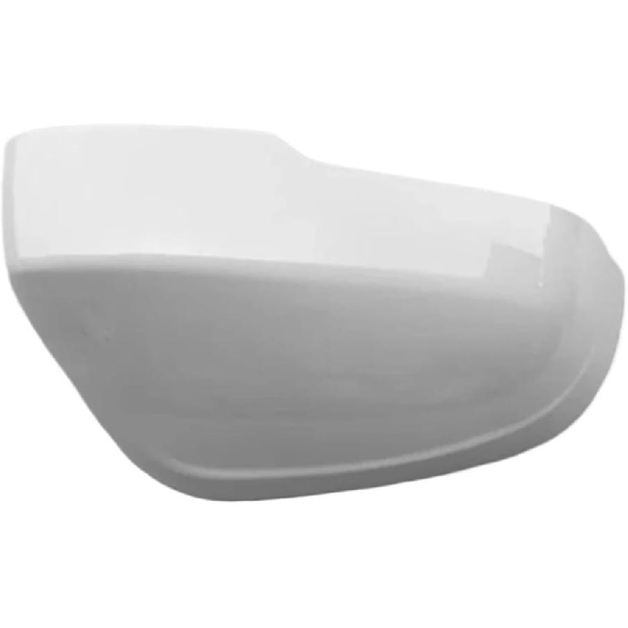 Compatible For Volvo S60 2011 2012 2013 2014-2019 Replacement Auto Rear View Mirror Shell Cap Housing Wing Door Side Mirrors Cover(1pcs ice white R)