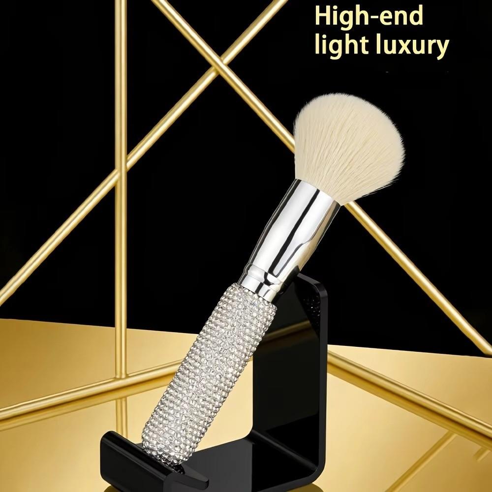 Soft Bristles Blush Brush Diamond Embedded Multi-Functional Brush  Various Makeup Looks