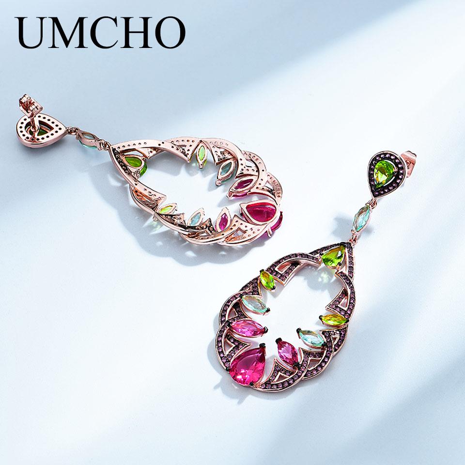 Umcho Серьги Dorp в стиле отпуска, серьги-подвески из стерлингового серебра 925 пробы, юбилей, день рождения, День святого Валентина, ювелирные изделия, подарки