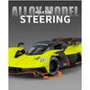 1/24 Scale Diecast Model of Aston Martin Valkyrie Alloy Sports Car Toy with Sound and Light Children Boy Birthday Gift Home Decor
