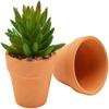 16 шт. 2-дюймовые терракотовые горшки Керамический горшок для растений Горшки для кактусов Цветочные горшки Горшок для суккулентов с дренажным отверстием - Отлично подходит для растений, поделок