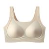 Liquid foundation, milk leather underwear, women's small breasts gather, anti-sagging, invisible and seamless, beautiful back bra, integrated summer