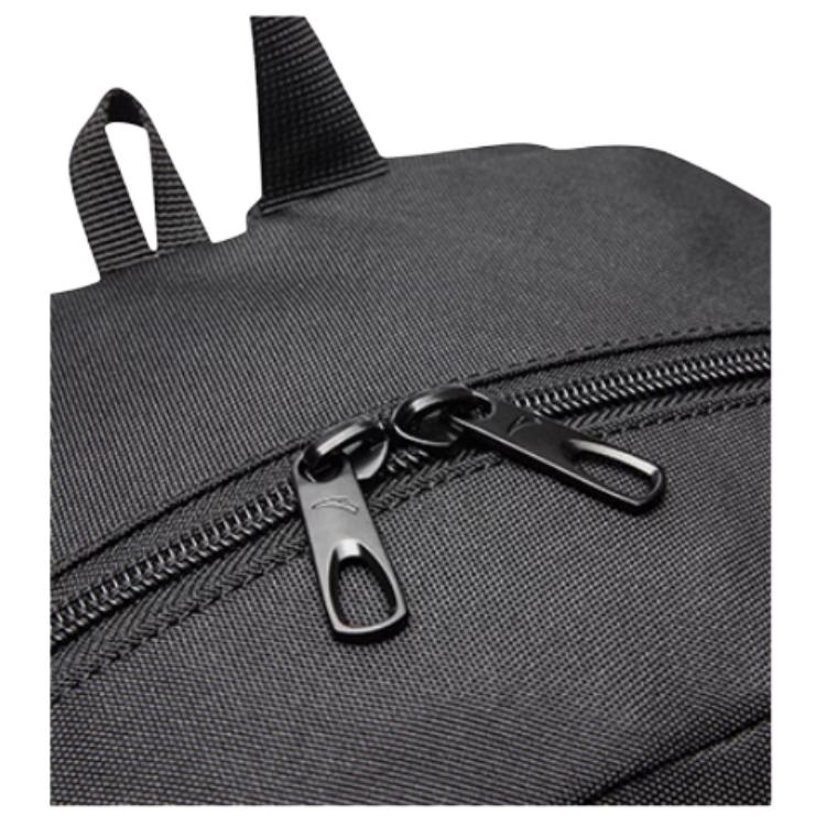 New Anta Life Collection Fabric Backpack Unisex Basic Black 192518151-1