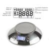 Цифровые кухонные весы, высокая точность, 11 фунтов/5 кг, пищевые весы со съемной чашей, комнатная температура, таймер будильника, весы из нержавеющей стали