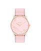 Elliot Quartz Watch with 2H Movement and Leather Strap Water Resistant To 3 ATM Modern Minimalist Gift for San Women's - - - Her, 36mm, Pink,
