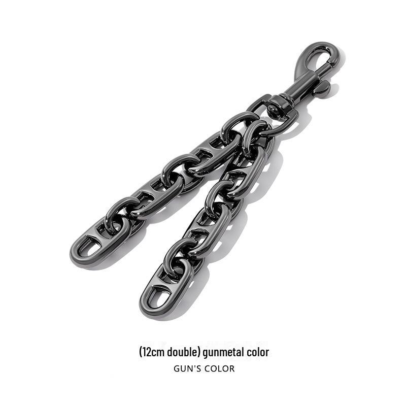 Женская сумка-слингер подмышкой с коротким ремешком и декоративной цепочкой, SP-21, совместима с сумками-седлами GU Chi.