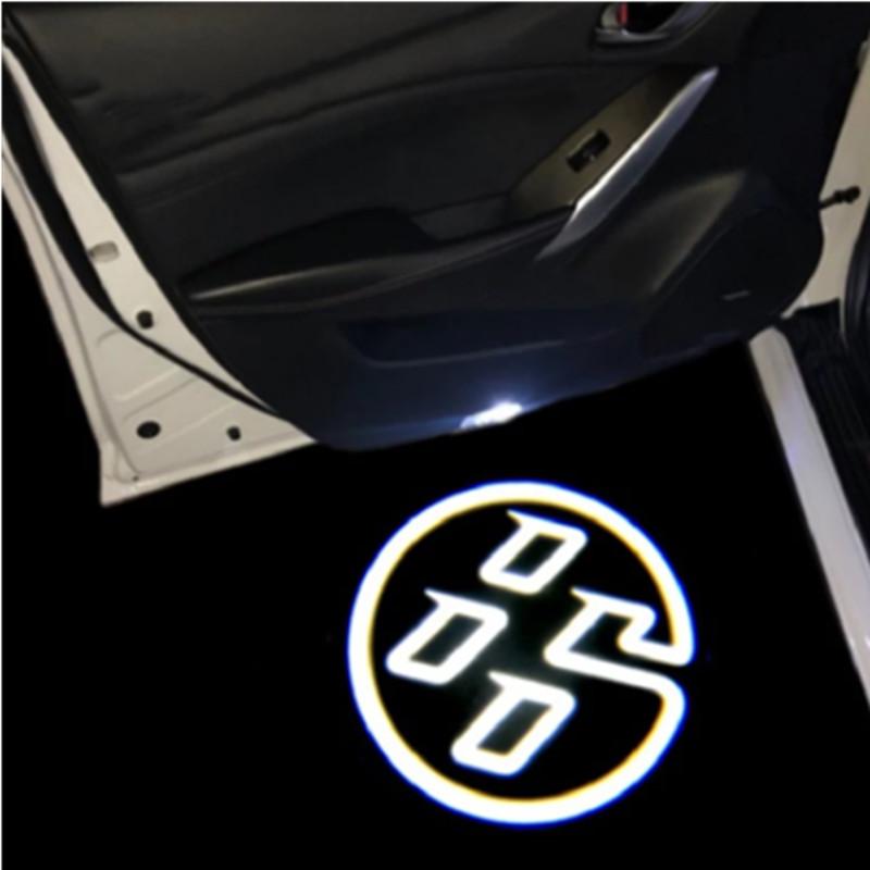 WFCA9 2pcs AE86 LED Car Door Logo Projector Light For Toyota AE86 GT86 FT86 GTS Car Styling AE86 Welcome Light Toyota Courtesy Light
