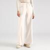 Women's Solid Color Wide Leg Pants With Elastic Waistband, Straight Leg, Loose Casual Pants