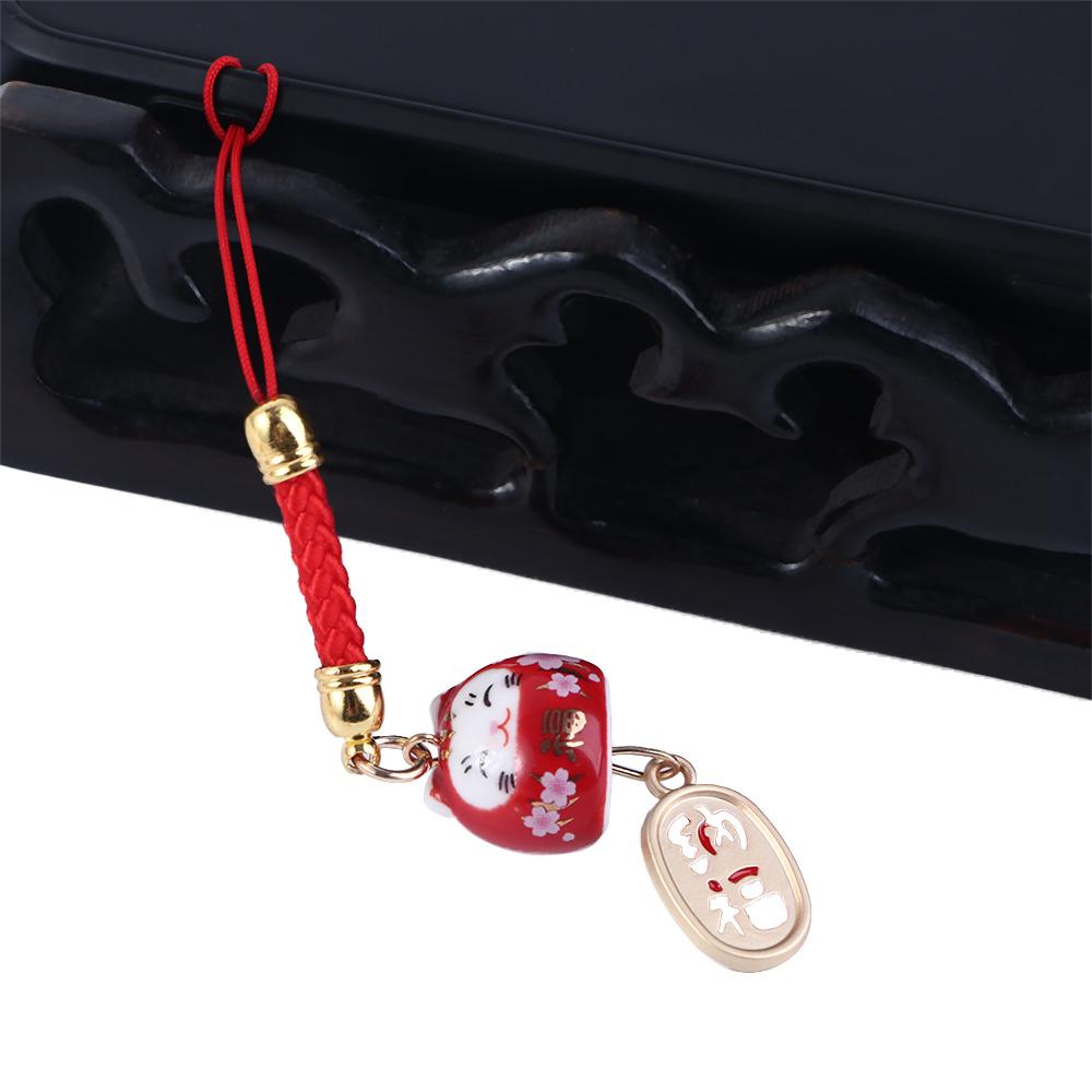 Good Luck Phone Pendant Phone Hang Rope Mobile Phone Straps Lucky Cat Lanyard Phone Lanyards