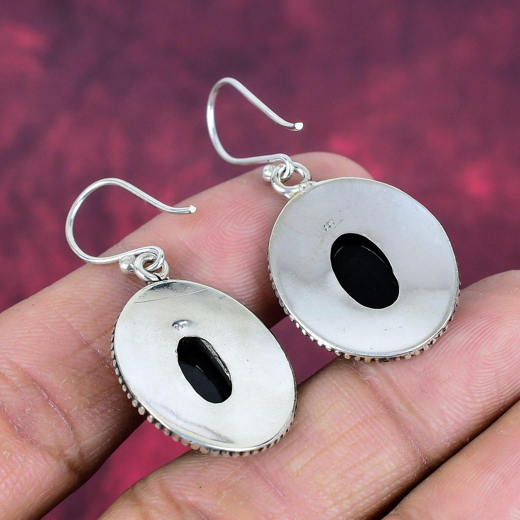 Серьги из чистого серебра 925 пробы с зеленым триплетом опалом, серьги с драгоценными камнями ручной работы, подарки жене, абсолютно новые серьги