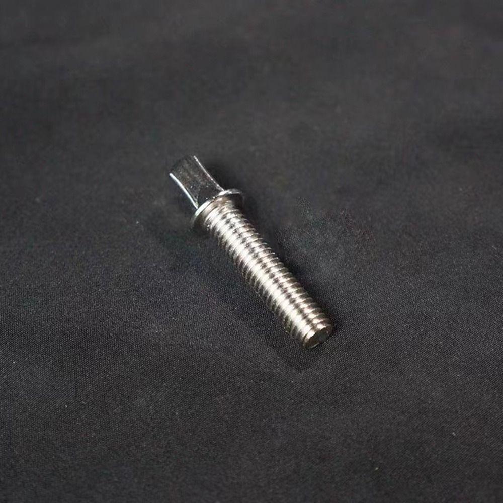 6Pcs Strong Drum Tension Rods with Washers Drum Tight Screw Drum Lug Bolts  for Jazz Drums Repair