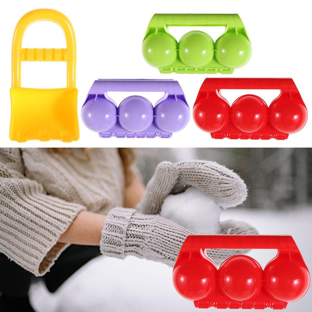 Спорт На открытом воздухе Круглый мяч Форма для песка Пластиковый зажим Клипса для лепки снежков Детская игрушка