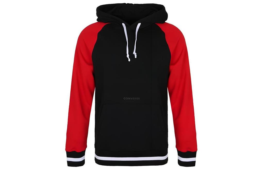 Men's Converse Sweatshirts Men's Black Hooded Moderate Straight Fit