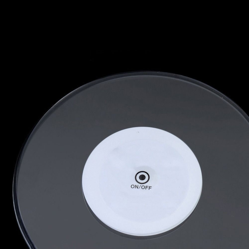 Высококачественная светодиодная светящаяся подставка под стакан из акрила 10 см Ультратонкая Светящаяся Цветная Подставка под стакан Белая Разноцветная Коктейльная Подставка KTV Вечеринка