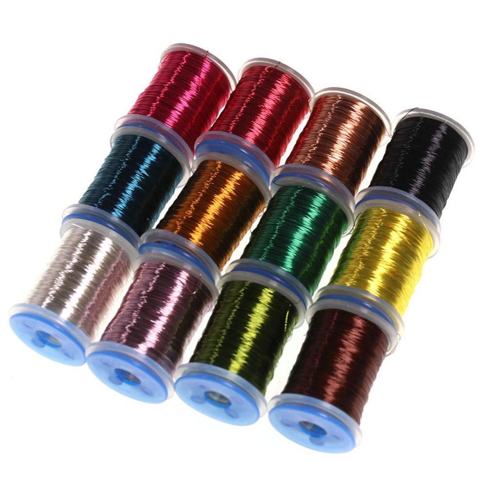 26 yards Fly Tying Copper Wire Body Ribbing Nymph Thread Fishing Accessories Fly Tying Thread  Bass