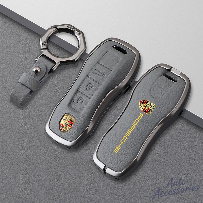 3/4 Button Car Key Case Cover Holder Shell For Porsche Cayenne 958 911 Lepin 996 Macan Boxster Panamera 997 944 924 Panamera 9YA ESUVW1