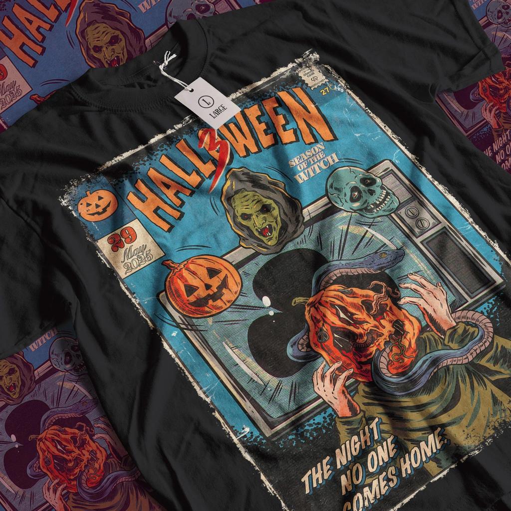 Aesthetic Halloween 3 Movie T-Shirt: Vintage Horror Movie Unisex Graphic Tee