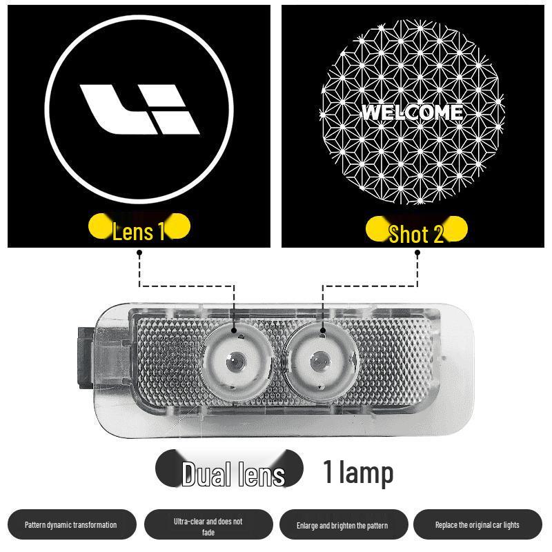 Perfect for Ideal L9 Welcome: ONE Car Door Projection and Dynamic L6, L7, L8 Ambient MEGA Welcome Lights.