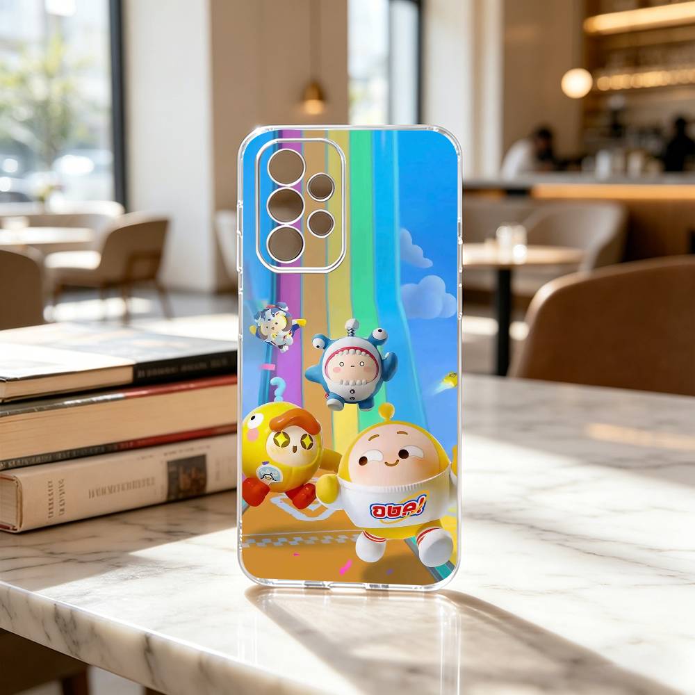 Game E-Eggy Party Cute Gift Phone Case For Samsung S25,S24,S21,S22,S23,S30,Ultra,S20,Plus,Fe Transparent Cover