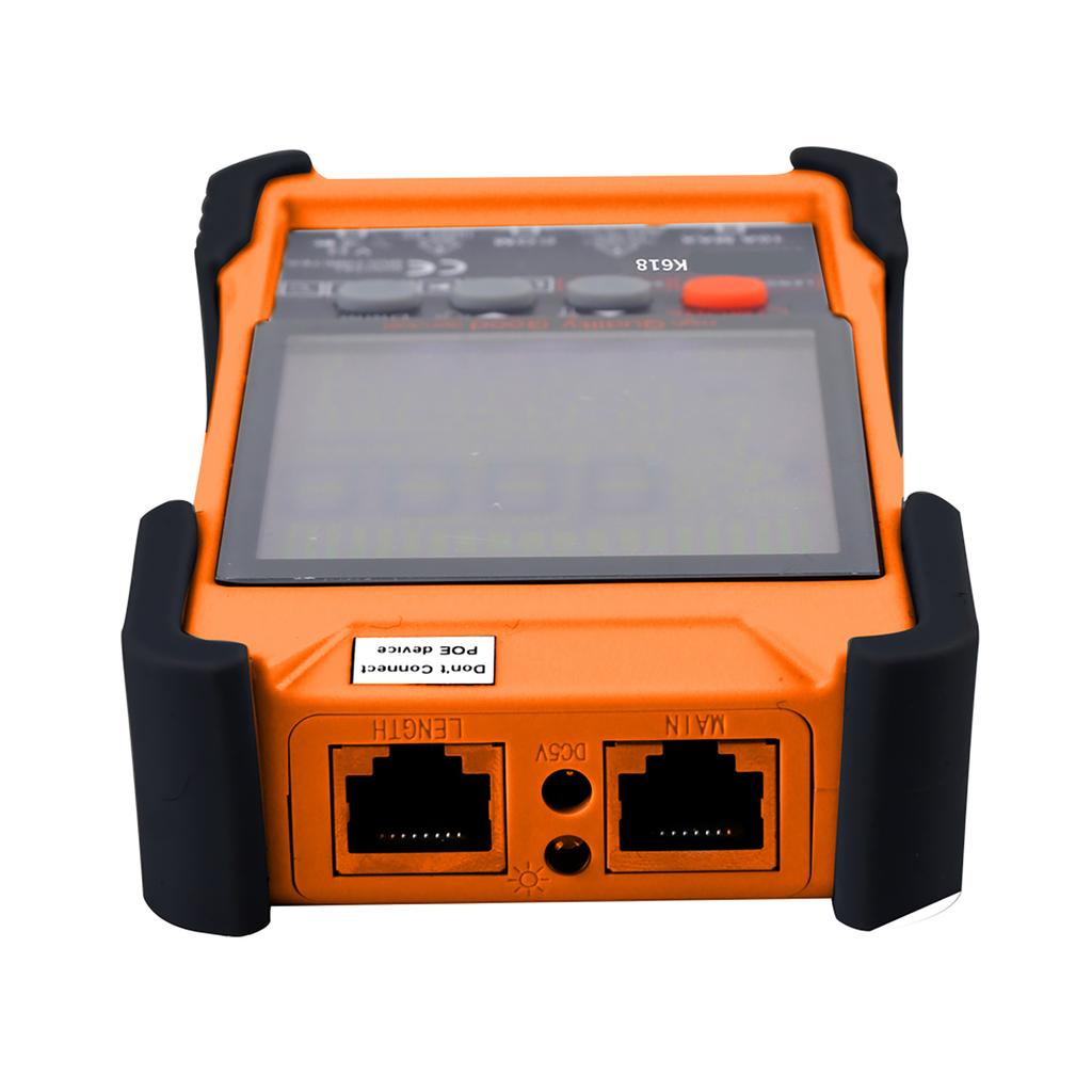 KKNOON K618 500M Handheld Portable Cable Tester with LCD Display Analogs Digital Search POE Test Cable Pairing ID