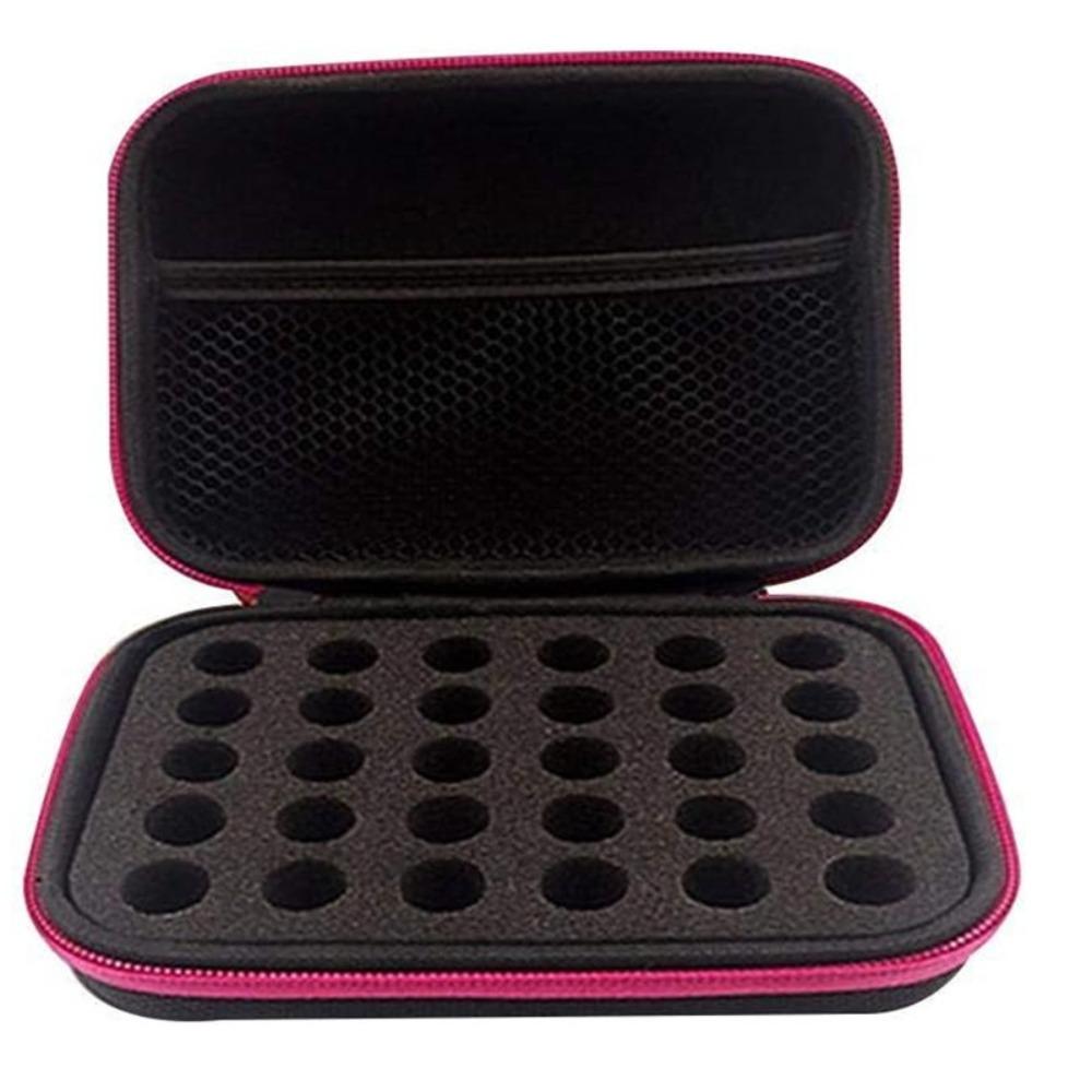 Shockproof Insulin Vial Storage Case 30 Slots 1-3 ML Essential Oils Carrying Box Pill Storage
